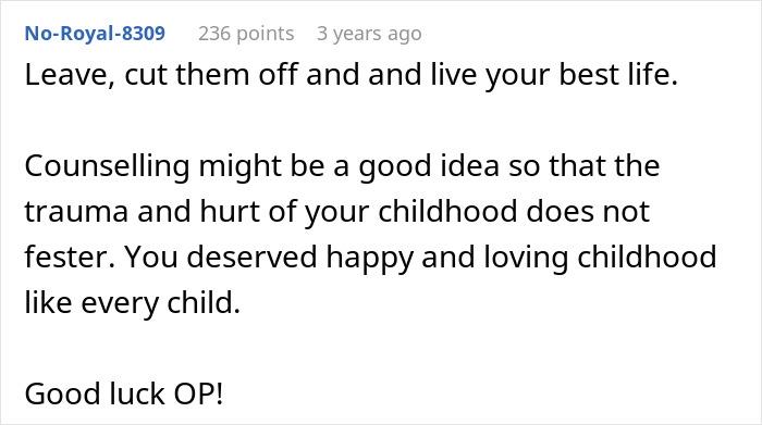 18YO Ditches Toxic Fam As They Torment Him For Years, Enjoys Life After Sparking An Uproar In Theirs 18YO Ditches Toxic Fam As They Torment Him For Years, Enjoys Life After Sparking An Uproar In Theirs