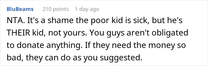 Couple Pay For Luxury Trips But Won't Fund Their Own Sick Kid, Get Mad As Relatives Won&rsquo;t &ldquo;Chip In&rdquo;