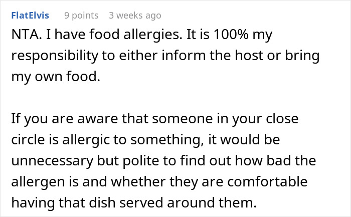 Potluck Dinner Gets Awkward After Dude Gets Mad Nobody Knew About His Food Allergy