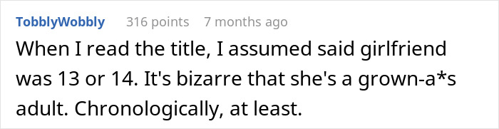 User reaction to woman throwing a tantrum about restaurant order