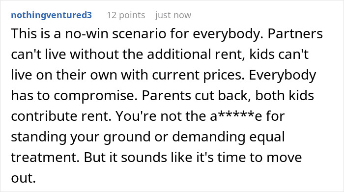 Parents Only Ask One Of Their Kids For Rent, Can’t Believe The Reaction: "Not My Problem To Solve" Parents Only Ask One Of Their Kids For Rent, Can’t Believe The Reaction: "Not My Problem To Solve"