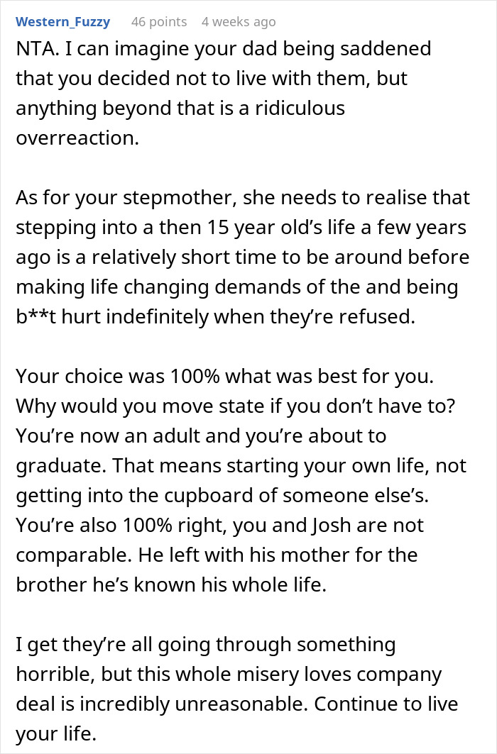 Teen decision to prioritize education leads to family disappointment