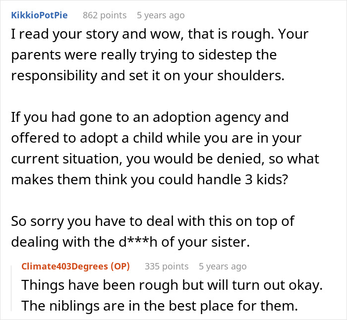 Comment on parents avoiding responsibility and placing it on a child at 23 Comment on parents avoiding responsibility and placing it on a child at 23