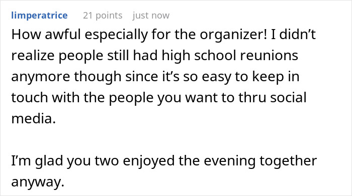 Woman Spends 13 Hours On The Road For Class Reunion, Can't Believe People's Audacity When She Gets There