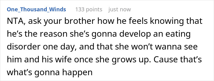 Woman Secretly Buys Niece Food After Brother&rsquo;s Sexist And Fatphobic Comment, He Loses It