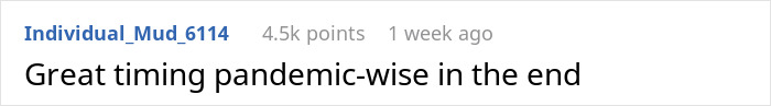 A Reddit comment reads, Great timing pandemic-wise in the end. Relates to a woman's dream trip and impossible choice.