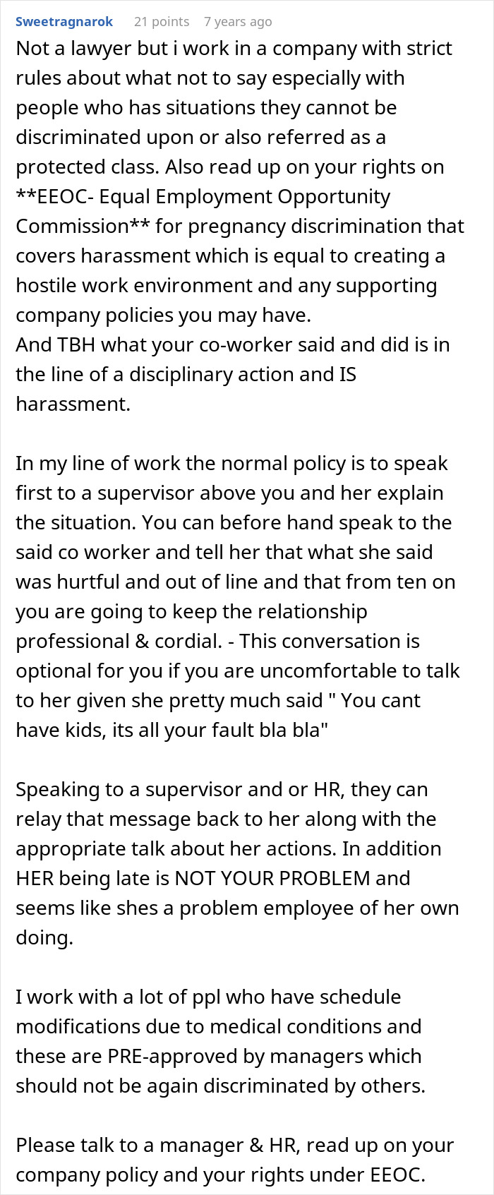 Woman Furious Coworker Gets Special Treatment After Her Miscarriage: "You Are Being So Stupid!"