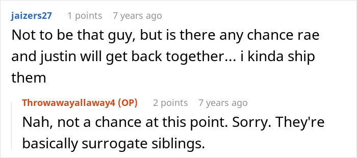 Question about potential reunion of Rae and Justin in cult context