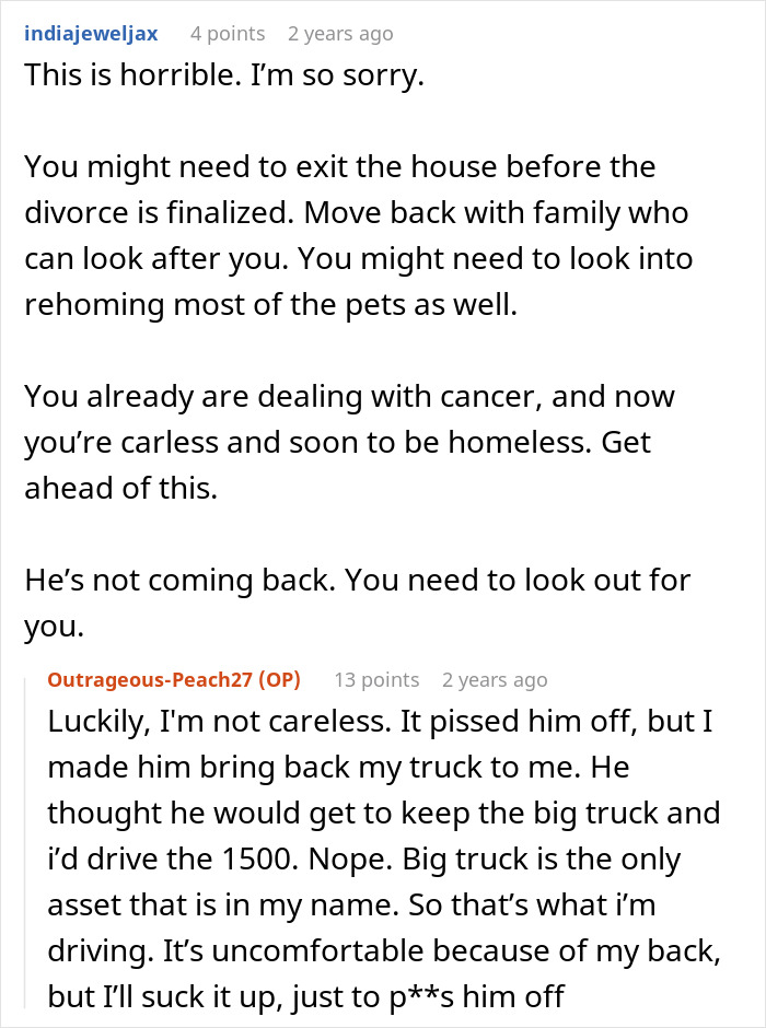 Cancer battle heartbreak as husband walks out, wife faces illness and survival alone Cancer battle heartbreak as husband walks out, wife faces illness and survival alone