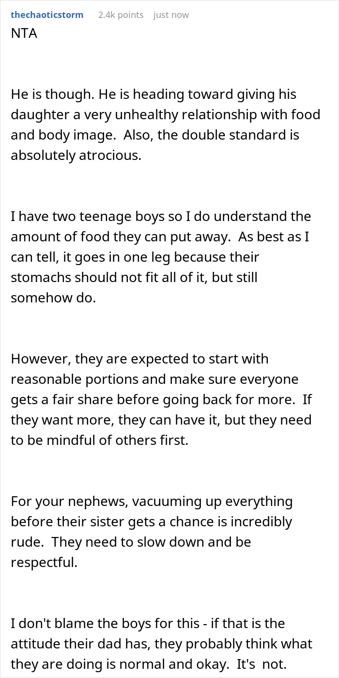 Woman Secretly Buys Niece Food After Brother&rsquo;s Sexist And Fatphobic Comment, He Loses It