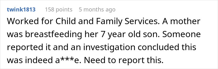 Woman Breastfeeds 8YO At Stepson's House, Gets Mad As They Are Utterly Disgusted With Her Woman Breastfeeds 8YO At Stepson's House, Gets Mad As They Are Utterly Disgusted With Her