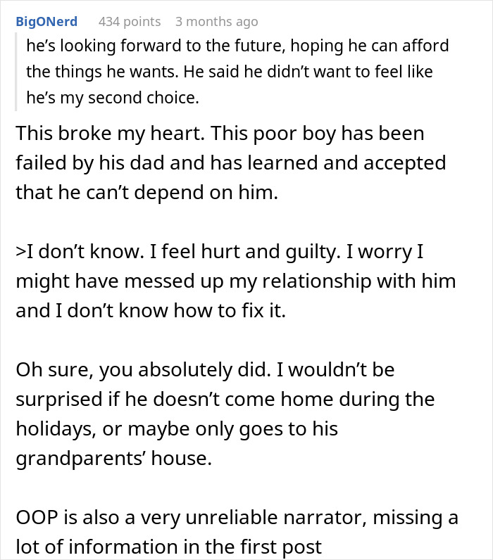 Son Wants To Feel Special By Going On First Vacation With Dad, Refuses To Go If Stepbro Is Going