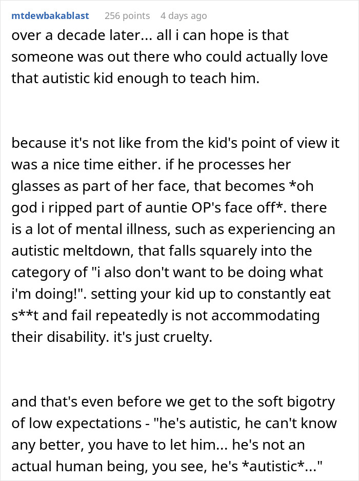 Irresponsible Mom Shrugs Off Autistic Kid's Destructive Behavior, Mad When SIL Holds Her Accountable Irresponsible Mom Shrugs Off Autistic Kid's Destructive Behavior, Mad When SIL Holds Her Accountable