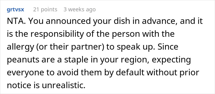 Potluck Dinner Gets Awkward After Dude Gets Mad Nobody Knew About His Food Allergy