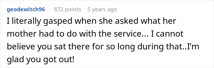 User reaction to fiancée siding with mom during restaurant dinner fiasco User reaction to fiancée siding with mom during restaurant dinner fiasco
