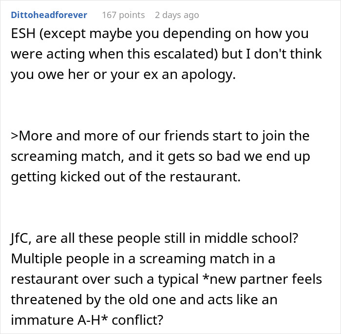 Reddit comment about friends escalating a screaming match at cosplay restaurant Reddit comment about friends escalating a screaming match at cosplay restaurant