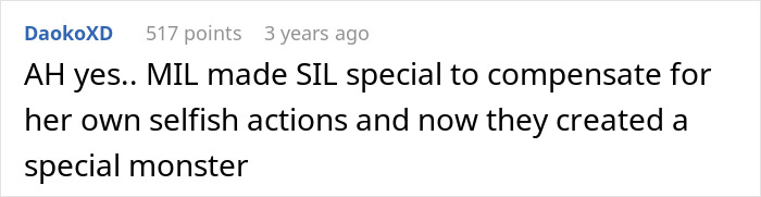 Comment on MIL making SIL special and creating a monster