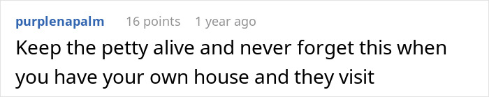 Comment about keeping petty alive with family visits in stepdad story