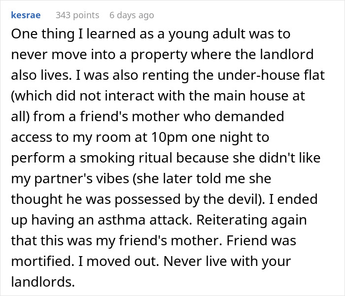 Landlady Wants 21YO Tenant To Be Besties With Her Teen, Gets Dramatic As Tenant Says, "No, Thanks"