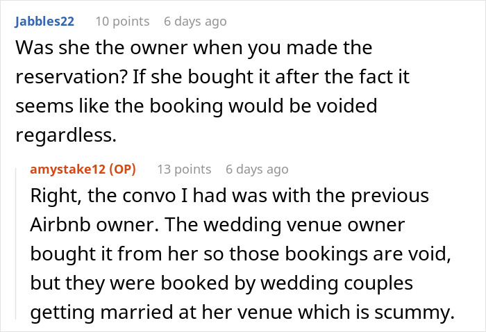 “Wonder Why The Economy Is So Bad?” Bride Refuses To Go Into Debt Because Of Airbnb Owner’s Greed “Wonder Why The Economy Is So Bad?” Bride Refuses To Go Into Debt Because Of Airbnb Owner’s Greed