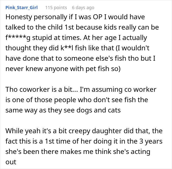 9YO Hurts Babysitter's Fish And Mom Dismisses It, Babysitter Cuts Her Off And Suggests Therapy