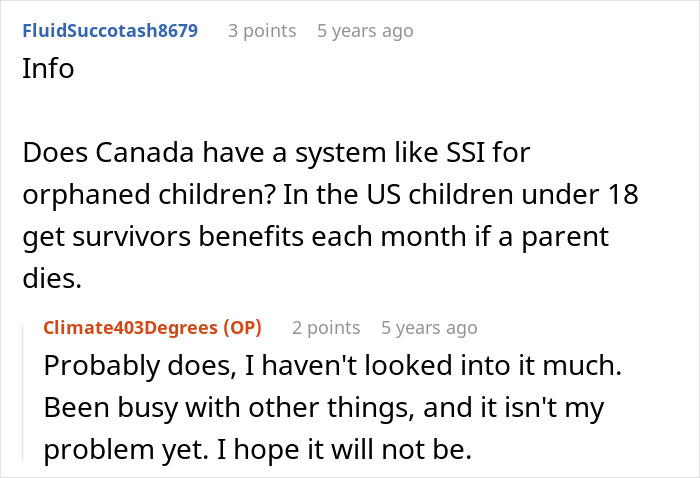 Discussion about Canada having SSI system for orphaned children and survivors benefits Discussion about Canada having SSI system for orphaned children and survivors benefits