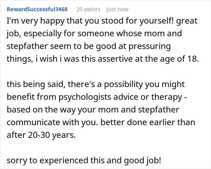Mom Turns Son’s 18th B-Day Dinner Into Stepdaughter’s Fantasy Night, Fed-up Teen Finally Moves Out Mom Turns Son’s 18th B-Day Dinner Into Stepdaughter’s Fantasy Night, Fed-up Teen Finally Moves Out