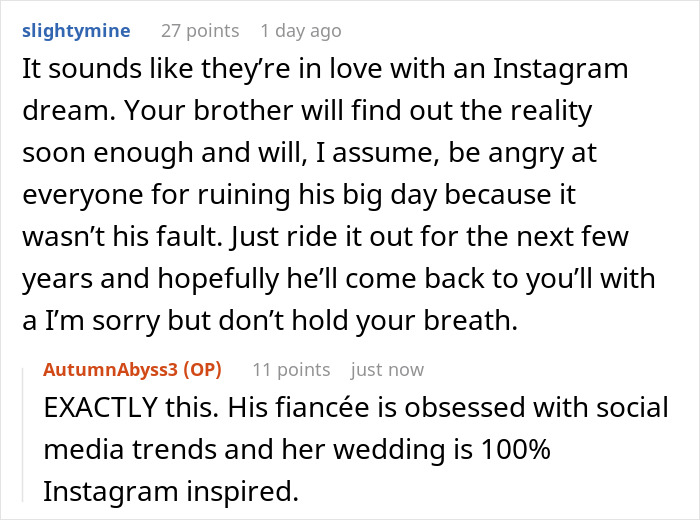 &ldquo;I Became The Villain&rdquo;: Woman Refuses To Attend Brother&rsquo;s Wedding After Huge Miscommunication
