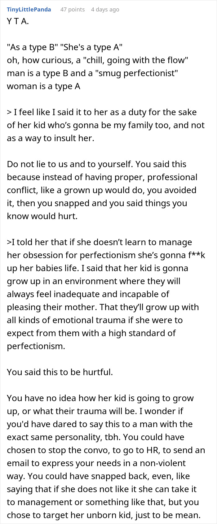 Cruel BIL Lashes Out At Perfectionist SIL For Criticizing His Work, Says She'll Traumatize Her Kid