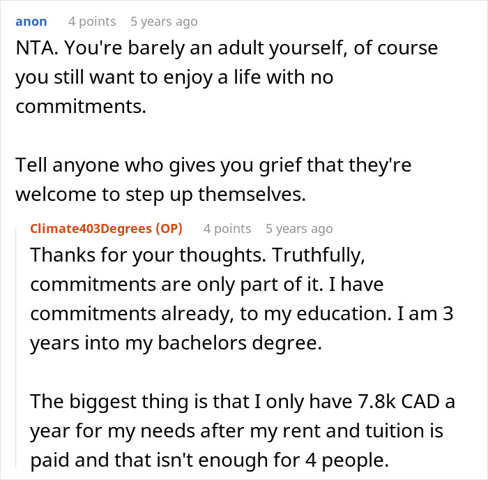 Reddit comment supporting 23YO wanting to enjoy life without commitments while studying Reddit comment supporting 23YO wanting to enjoy life without commitments while studying