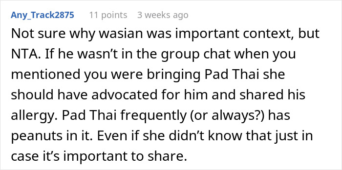 Potluck Dinner Gets Awkward After Dude Gets Mad Nobody Knew About His Food Allergy