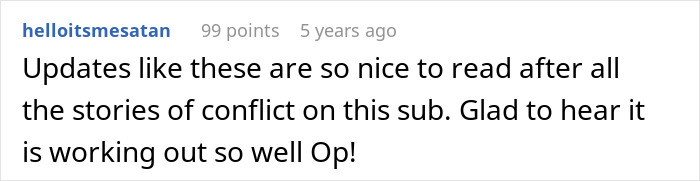 Comment praising positive updates about adoption and fertility issues story Comment praising positive updates about adoption and fertility issues story