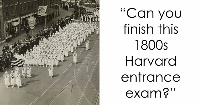 “Would You Get Into Harvard 150 Years Ago?”: Test Yourself With 16 Entrance Exam Questions