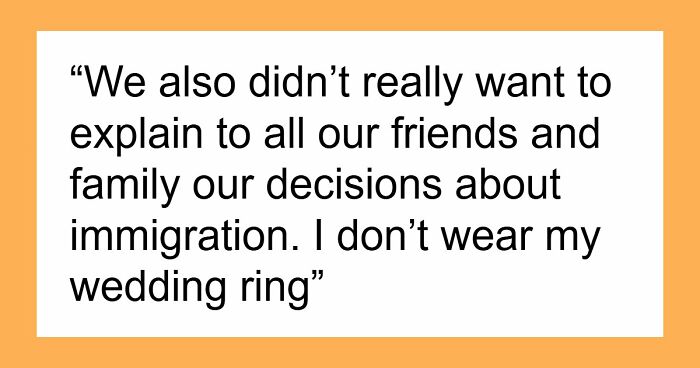 Woman Marries Fiance Because Of Immigration Papers, Keeps It A Secret And Is Stressed About It