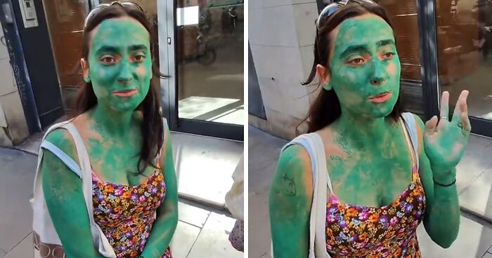 Green Woman Teaches Everyone A Lesson After Being Asked What Happened