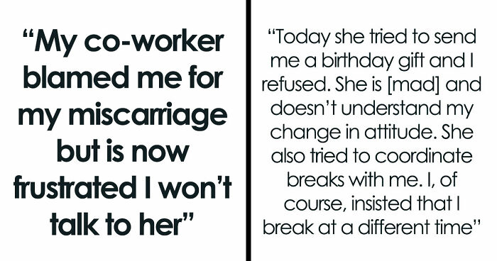 Woman Furious Coworker Gets Special Treatment After Her Miscarriage: “You Are Being So Stupid!”