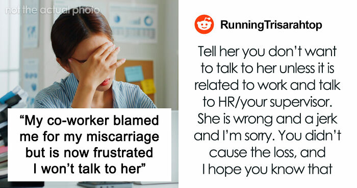 Woman Furious Coworker Gets Special Treatment After Her Miscarriage: “You Are Being So Stupid!”