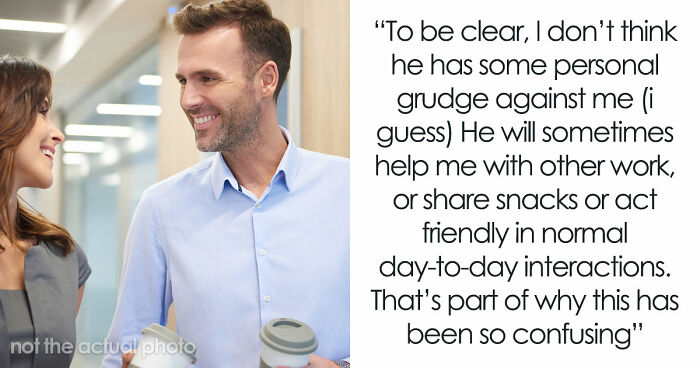 Woman Considers Male Colleague To Be Nice To Her, Then Realizes He Is Always Calling Her Ugly