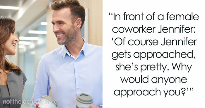 Woman Considers Male Colleague To Be Nice To Her, Then Realizes He Is Always Calling Her Ugly