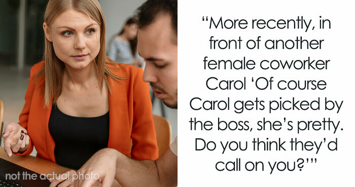Woman Considers Male Colleague To Be Nice To Her, Then Realizes He Is Always Calling Her Ugly