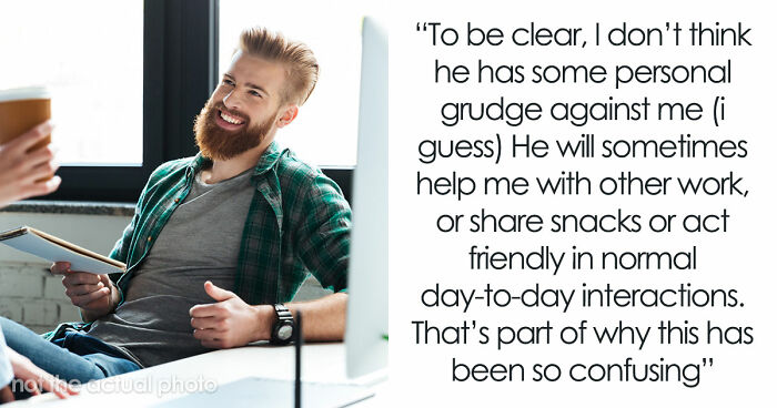 Woman Considers Male Colleague To Be Nice To Her, Then Realizes He Is Always Calling Her Ugly