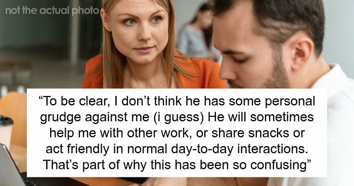 Woman Considers Male Colleague To Be Nice To Her, Then Realizes He Is Always Calling Her Ugly