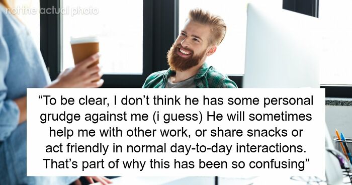 Woman Considers Male Colleague To Be Nice To Her, Then Realizes He Is Always Calling Her Ugly