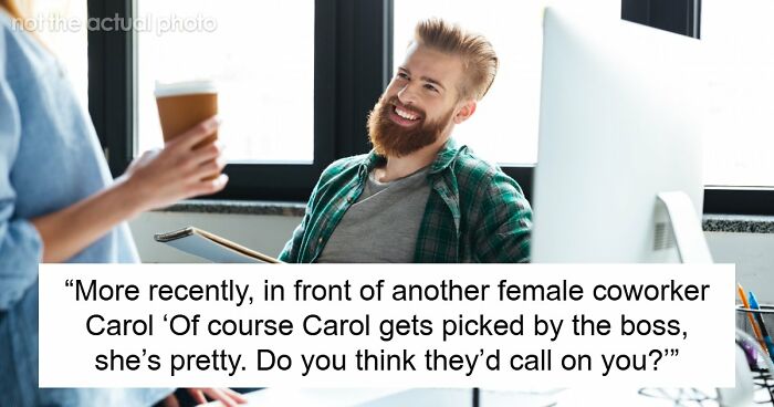 Woman Considers Male Colleague To Be Nice To Her, Then Realizes He Is Always Calling Her Ugly