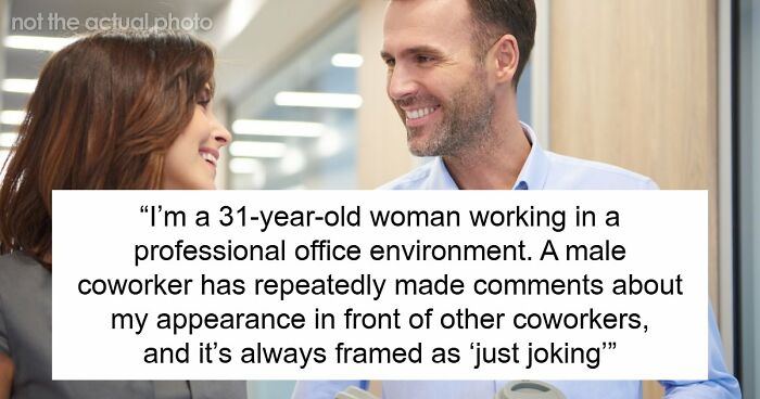 Woman Considers Male Colleague To Be Nice To Her, Then Realizes He Is Always Calling Her Ugly