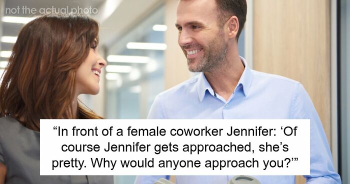 Woman Considers Male Colleague To Be Nice To Her, Then Realizes He Is Always Calling Her Ugly
