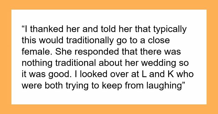 Pushy Bride Desperately Wants Gay Colleague To Be Her Man Of Honor, Goes Ballistic When He Refuses