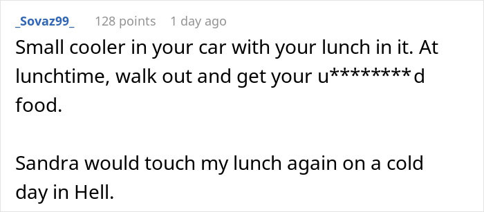 Person's Lunch Keeps Disappearing, They Finally Find Out Why: "You Should Take It As A Compliment" Person's Lunch Keeps Disappearing, They Finally Find Out Why: "You Should Take It As A Compliment"