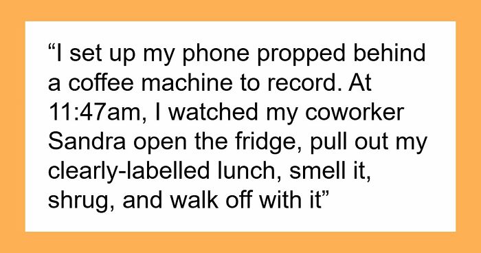 Person’s Lunch Keeps Disappearing, They Finally Find Out Why: “You Should Take It As A Compliment”