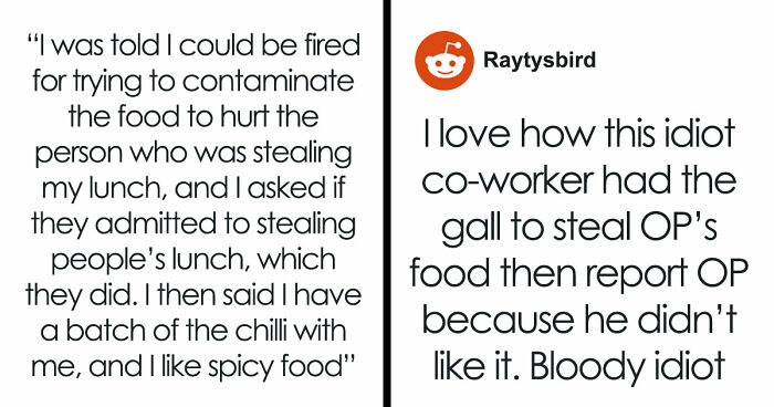Office Food Thief Steals Ghost Pepper Chili And Runs To HR, Accidentally Speeds Up Their Own Firing